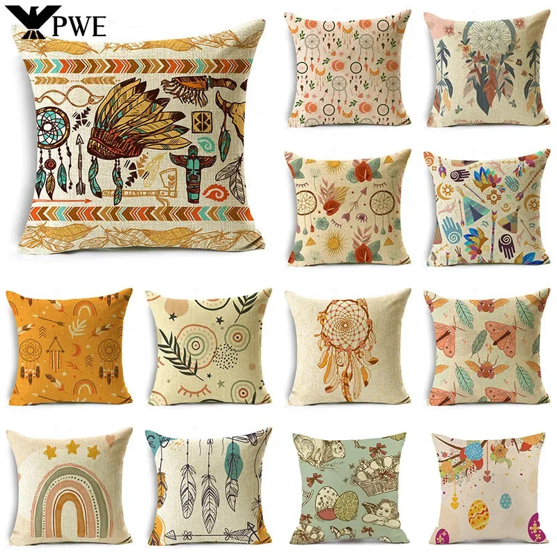 Axyaa Classic Printed Pillowcases 40*40cm/45*45cm/50*50cm Cushion Cover