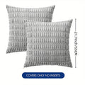 Axyaa Striped Corduroy Throw Pillow Covers - Boho European Style for Home Decor