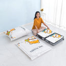 Axyaa Shiba Inu Compression Bags for Clothes Storage: Cute Cartoon Design, Dust Proof Organizer