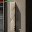 Axyaa Copper Marble Wall Lamp - Nordic Minimalist LED Wall Light