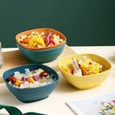 Axyaa Wheat Straw Fruit Bowl Soup Salad Rice Microwavable Safe Tableware