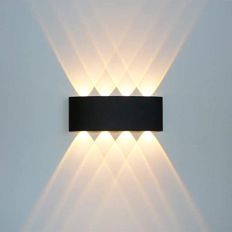 Axyaa Waterproof Outdoor LED Wall Lamp - Aluminum Up Down Wall Light
