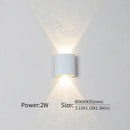 Axyaa Modern Garden Wall Light Waterproof Sconces LED Fixture IP66 AC85/265V