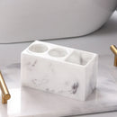 Axyaa Marble Pattern Electric Toothbrush Holder & Storage Box