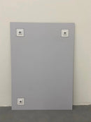 Frameless Beveled Silver Edge Wall Mirror for Home Decor by Axyaa