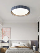 Axyaa Modern Nordic Round LED Ceiling Light with Remote Control
