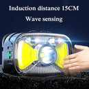 Axya Rechargeable LED Headlamp with Smart Induction and Red Light SOS Feature