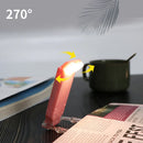 Axyaa LED Clip-on Book Light: Adjustable Brightness, Eye-Protecting, USB Rechargeable