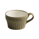 Axyaa Coarse Pottery Ceramic Coffee Mug, 350ML Teacup for Breakfast, Latte & Office.