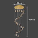 Axyaa Crystal Chandelier Pendant Light for Living Room and Bedroom