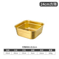 Axyaa Stainless Steel Mixing Bowl Strainer Colander Vegetable Washing Basin
