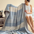 Axyaa Double-Layer Milk Fleece Blanket - Cozy, Warm, and Stylish