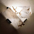 Axyaa Elegant Alabaster Marble Wall Lamp for Bedroom, Living Room, Corridor