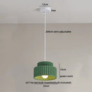 Axyaa Nordic LED Pendant Lamp Cream Resin Hanging Light Fixtures