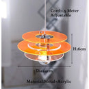 Axyaa Space Age Rainbow Chandelier LED - Nordic Bedside Bar Decor