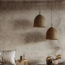 Axyaa Bamboo Pendant Lamp for Japanese Living Room, Retro Style Zen Lighting