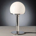 Axyaa Nordic Glass Hemisphere Desk Lamp with Dual-use Charging Feature