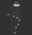 Axyaa Crystal Chandelier: Modern Stylish Lighting for Villas, Staircases & Living Rooms