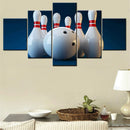 Axyaa Bowling Pins Canvas Wall Art Home Decor Poster Painting for Living Room