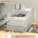 Axyaa Metal Multi-Layer File Rack Storage Box for Office Data Sorting