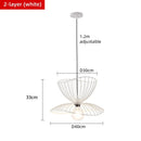 Axyaa Nordic Art Pendant Light - Modern Wrought Iron Lighting Fixtures