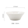 Axyaa Ceramic Soup Bowl Salad Plate Pasta Bowl Set for Molecular Cuisine