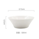 Axyaa Ceramic Soup Bowl Salad Plate Pasta Bowl Set for Molecular Cuisine
