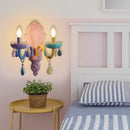 Axyaa Crystal Chandelier: Nordic Princess Girl's Room Lighting