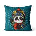 Axyaa Panda Print Cushion Cover - Super Soft Chinese Style Pillowcase - Home Decor Pillow