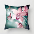 Axyaa Floral Butterfly Pillowcase for Home Decor and Events
