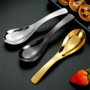 Axyaa 304 Stainless Steel Korean Children Soup Spoon Ice Cream Dessert Fruit Spoons
