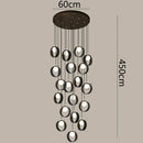 Axyaa LED Pendant Light for Modern Home Decor and Staircase Chandeliers