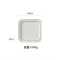 Axyaa Geometric Ceramic Plate Set for Molecular Cuisine and Dining
