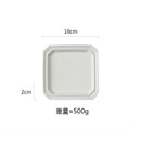 Axyaa Geometric Ceramic Plate Set for Molecular Cuisine and Dining