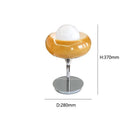 Axyaa Metal Base Tart Lamp Shade for Bedroom, Bedside, Study - Small Table Lamp