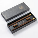 Axyaa Solid Wood Hot Pot Chopsticks Set in Gift Box
