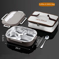 Axyaa Stainless Steel Thermal Lunch Box Set for Adults and Students