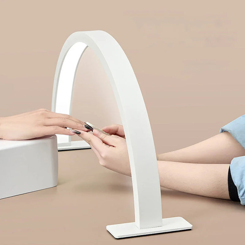 Axyaa U-shaped Half Moon Nail LED Light for Beauty Fill in Cold Light