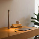 Axya Metal LED Table Lamp: Cordless, Rechargeable, Touch Control, Portable, Battery-operated