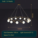 Axyaa Modern Luxury LED Pendant Light by Italian Designer