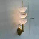 Axyaa Marble Copper Wall Lamp: Modern Minimalist High-End Luxury for Living Room and Hotel Rooms