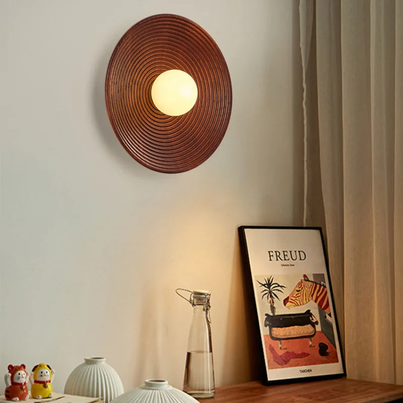 Axyaa White Glass Wall Lamp for Parlor, Bedroom, Hotel, Shop Lighting