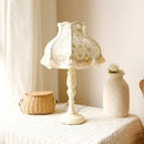 Axyaa Lace Princess LED Desk Lamp Pink Bedroom Bedside Study Lights
