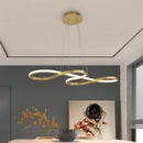 Axyaa LED Pendant Light Bar Remote Dimming Chandelier