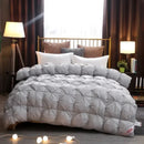 Axyaa Luxury Goose Down Quilted Cotton Winter Comforter Blanket