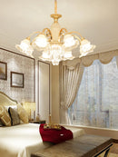 Axyaa Light Luxury Chandelier: Modern European Atmosphere for Living, Bedroom, Dining Room
