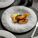 Axya Stone Texture Dinner Plate Set for Home Tableware