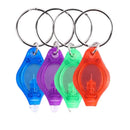 Axya 4-Pack Mini LED Keychain Flashlights in Red/Blue/Green/UV