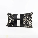 Axyaa Horse Fur Waist Pillow: High-End Villa Soft Leather Seal, Light Luxury Model Room