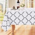 Axyaa Stain-Proof Washable Rectangle Tablecloth for Dining Room & Kitchen